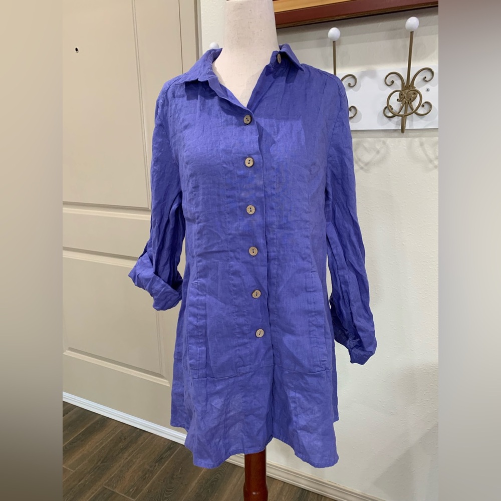 Soft Surroundings Linen Top